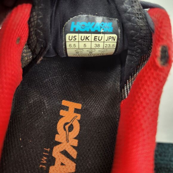 Hoka One One Womens Evo Mafate 2 Low Top Matryx Vibram Sole Lace Up Sneakers 6.5 - Picture 4 of 7